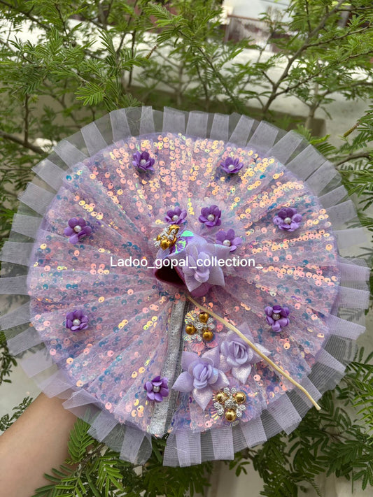 Sequin work poshak for laddu gopal