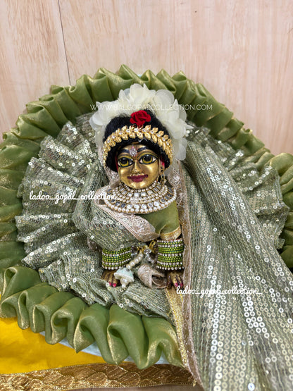 Premium Shimmer poshak for laddu gopal