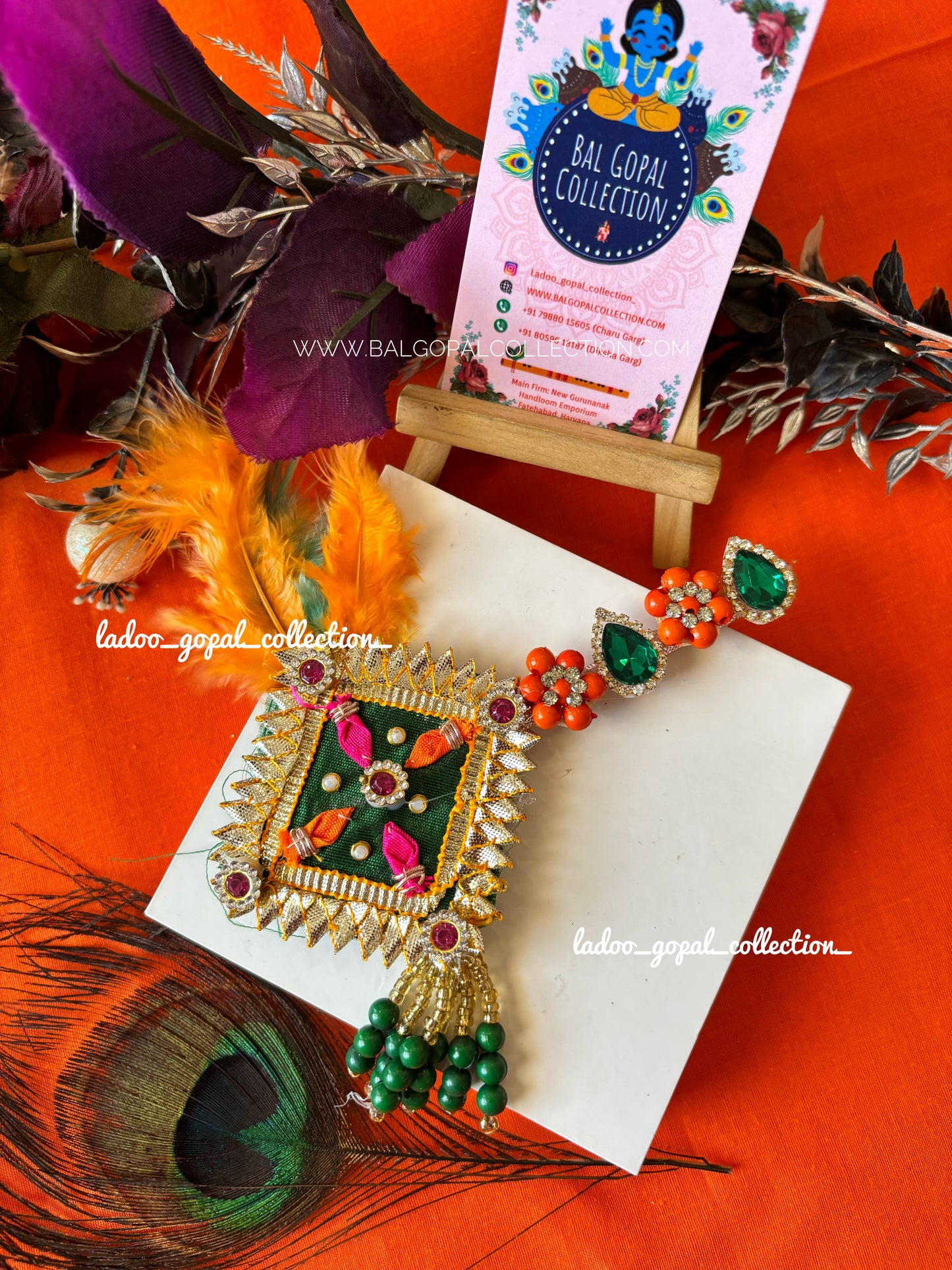 Heavy bansi for laddu gopal size 4-5-6