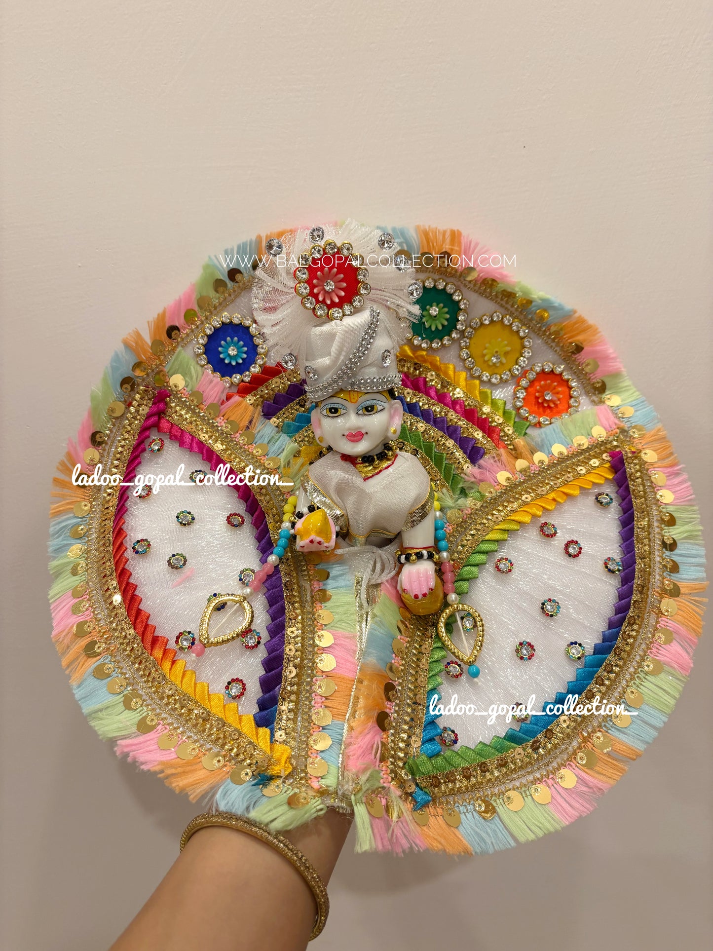 White poshak for laddu gopal