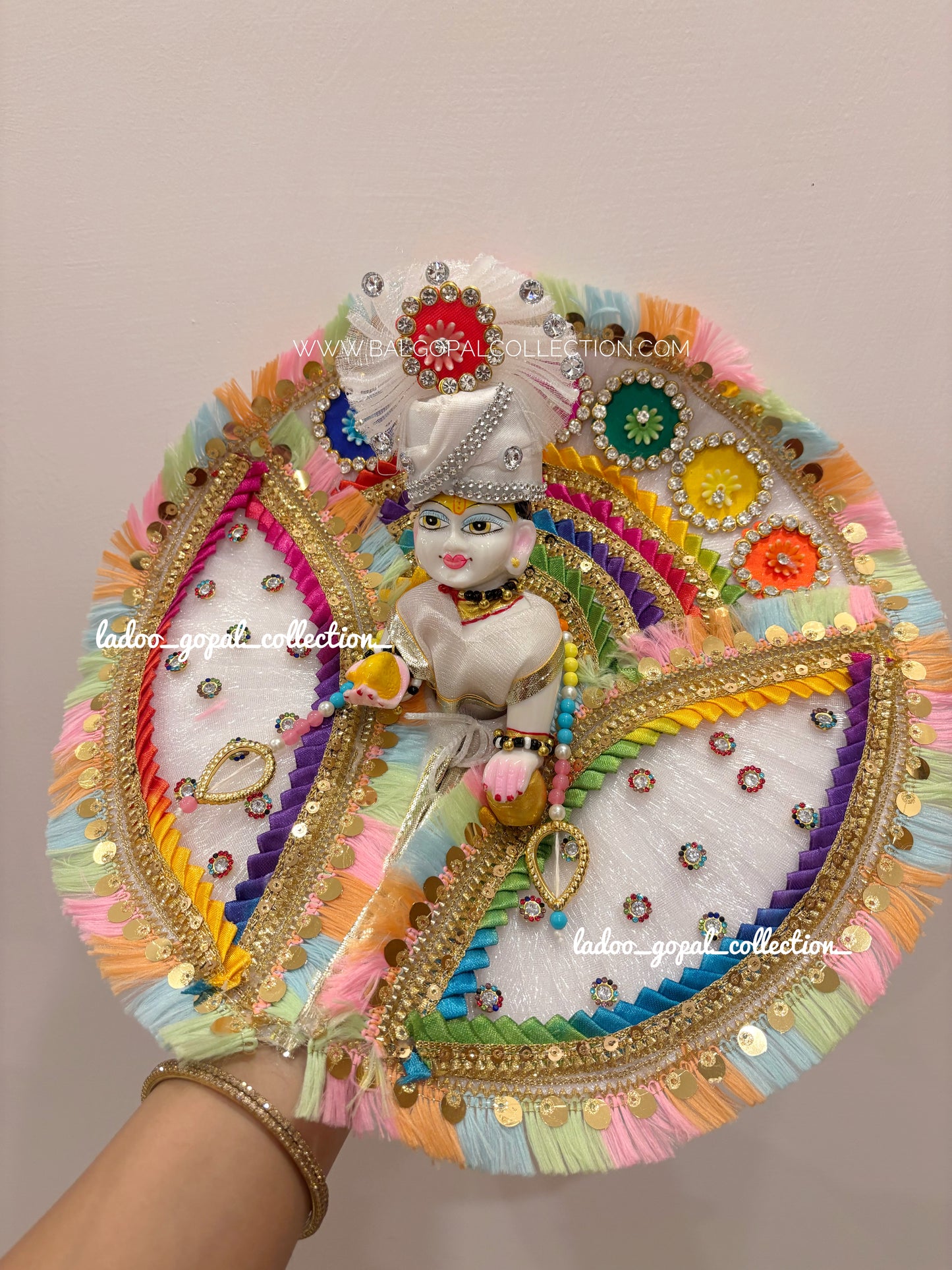 White poshak for laddu gopal