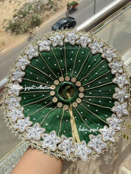 Heavy teej poshak for laddu gopal/ radha rani