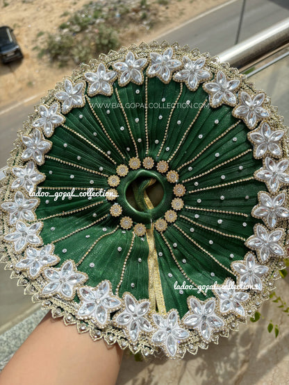 Heavy teej poshak for laddu gopal/ radha rani