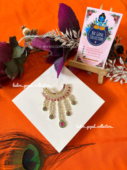 Heavy AD choker for laddu gopal/ radha rani size 4-5-6