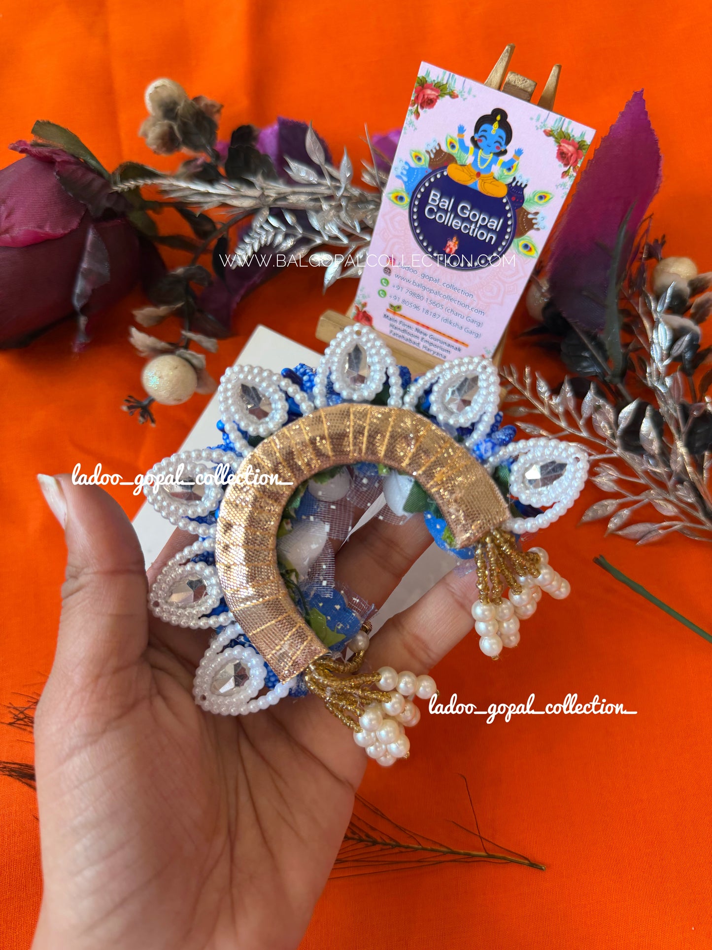 Premium chandrika for radha rani size 4-5-6