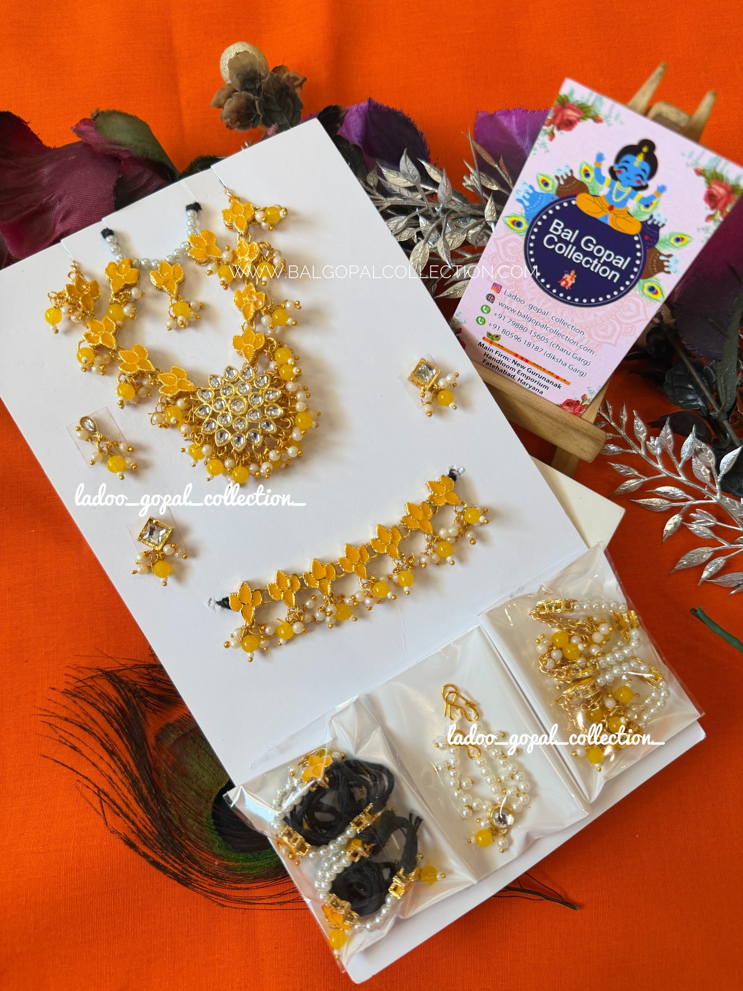 Premium shringar for Radha Krishna