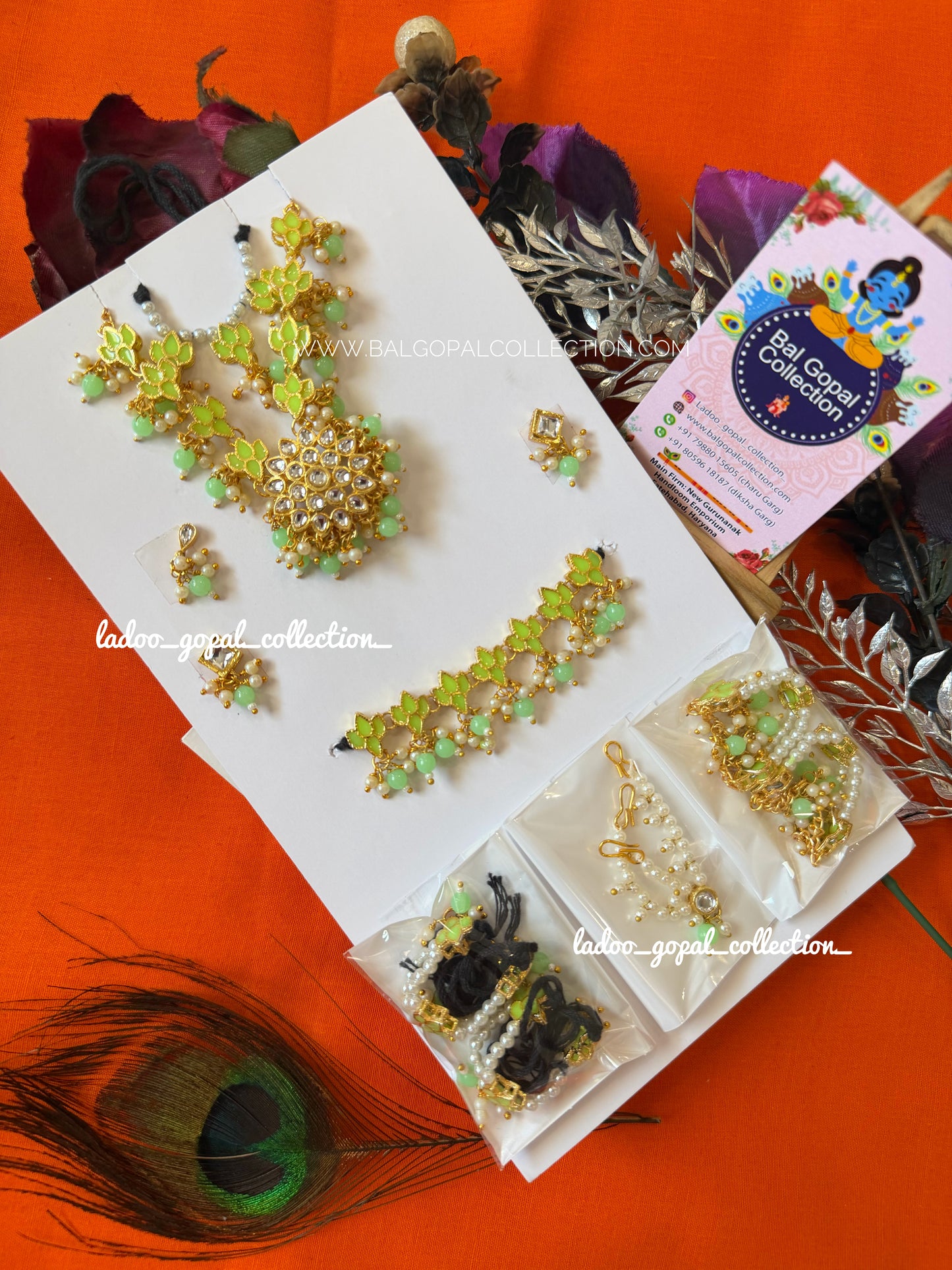 Premium shringar for Radha Krishna