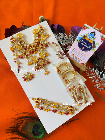 Premium shringar set for Radha Krishna