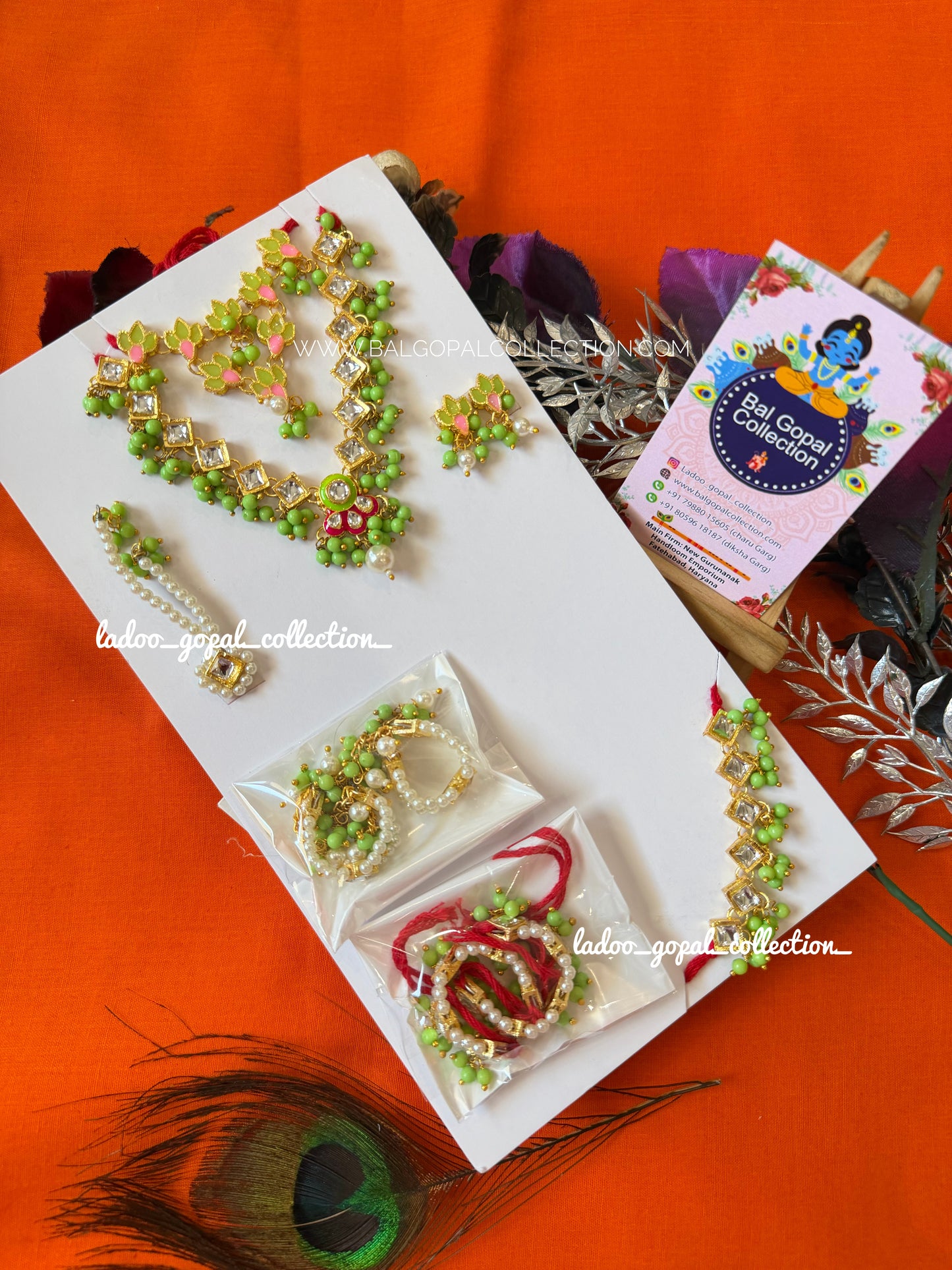 Premium shringar for Radha Krishna