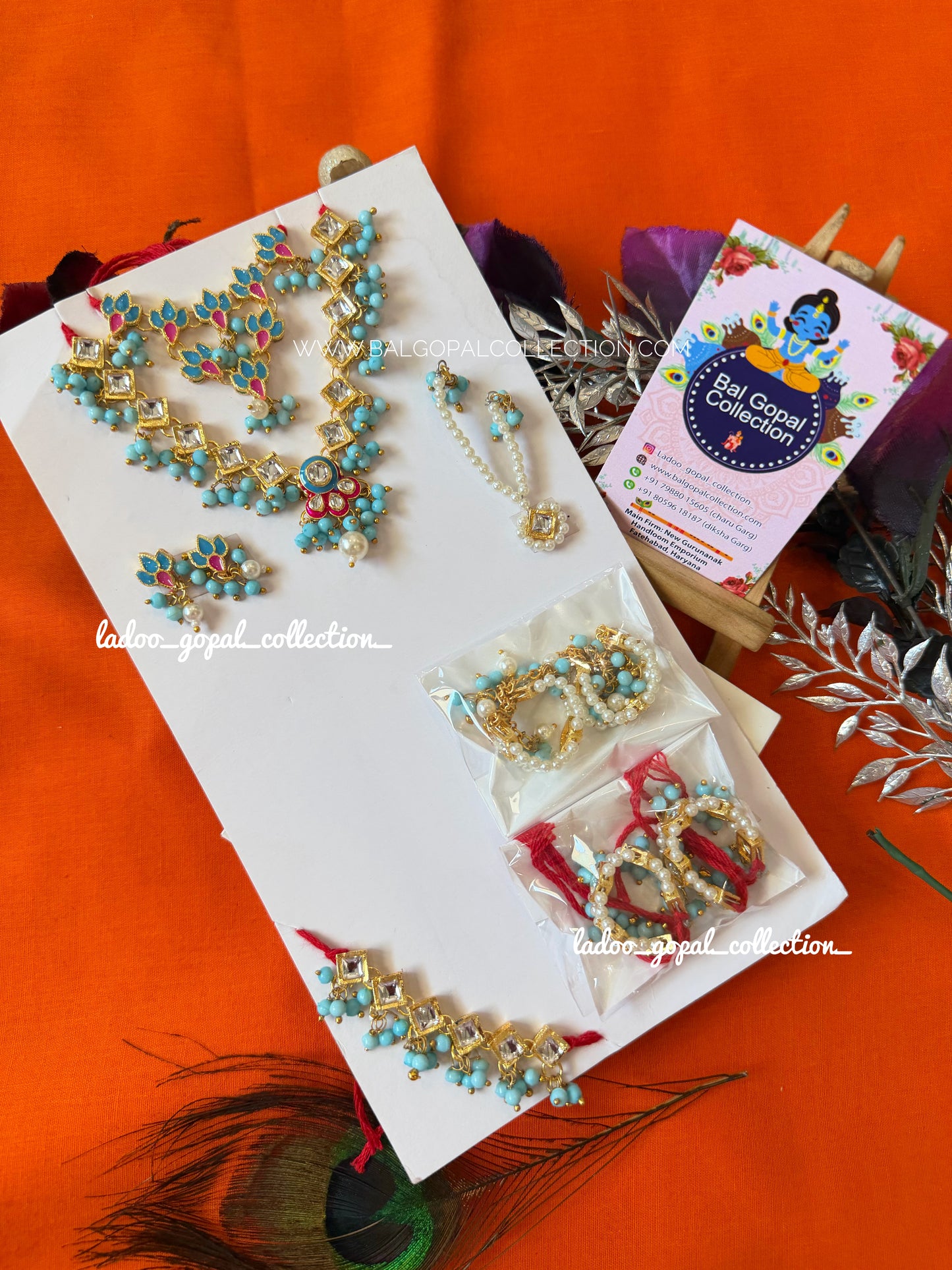 Premium shringar for Radha Krishna