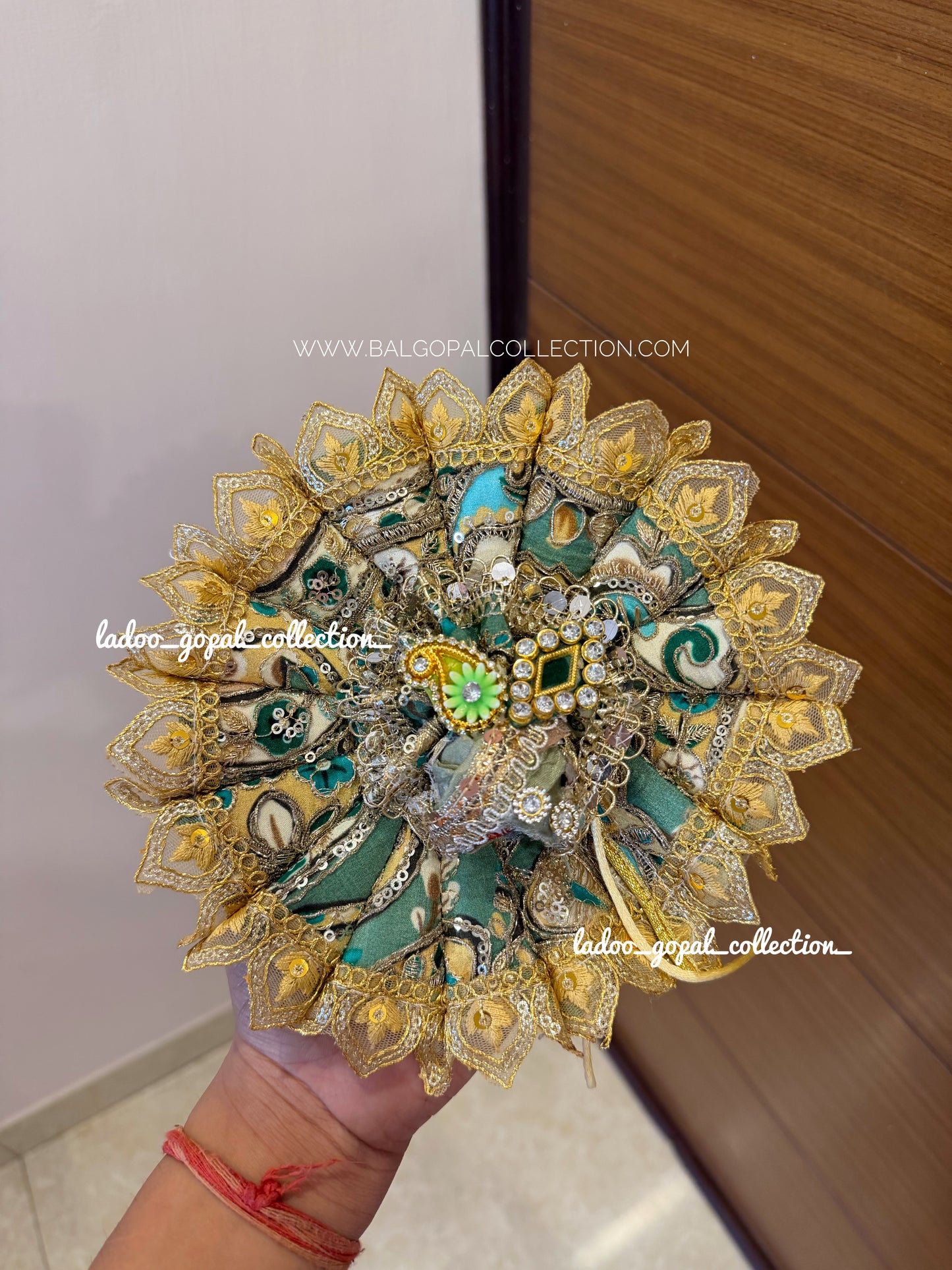 Shahi cone poshak for laddu gopal