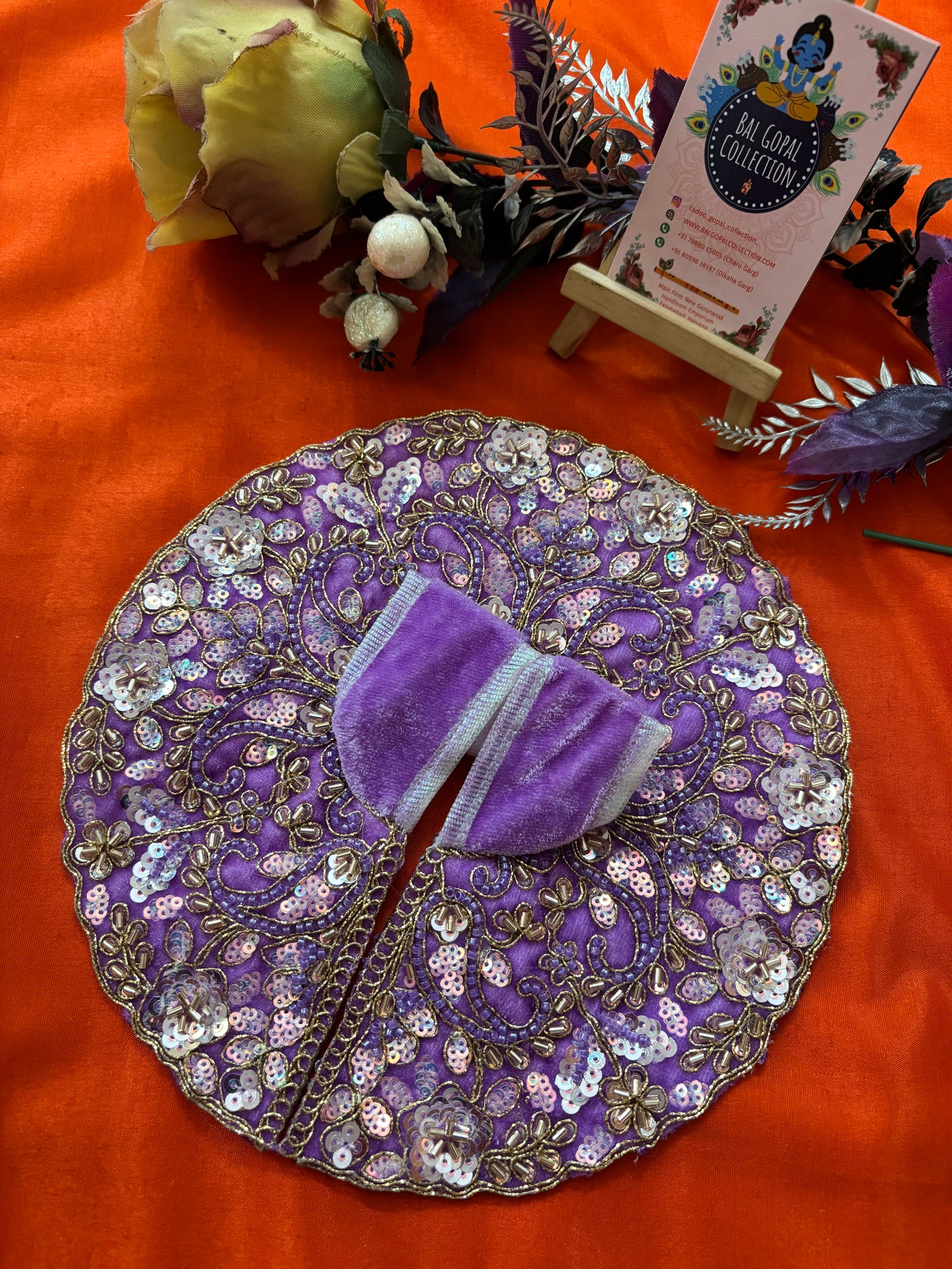 Handwork poshak for laddu gopal