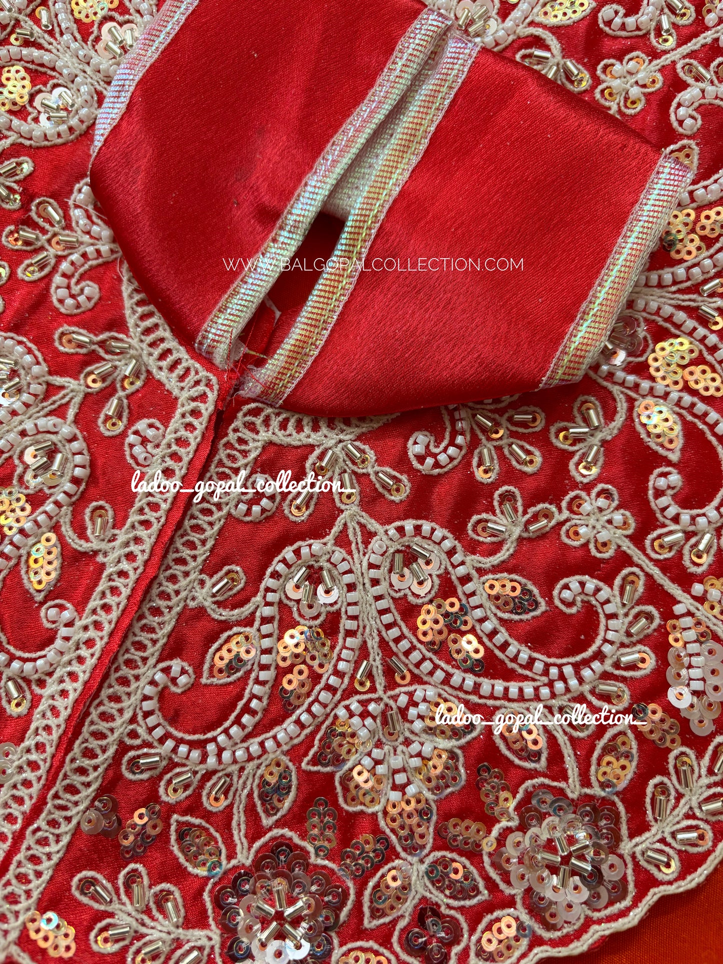 Handwork poshak for laddu gopal