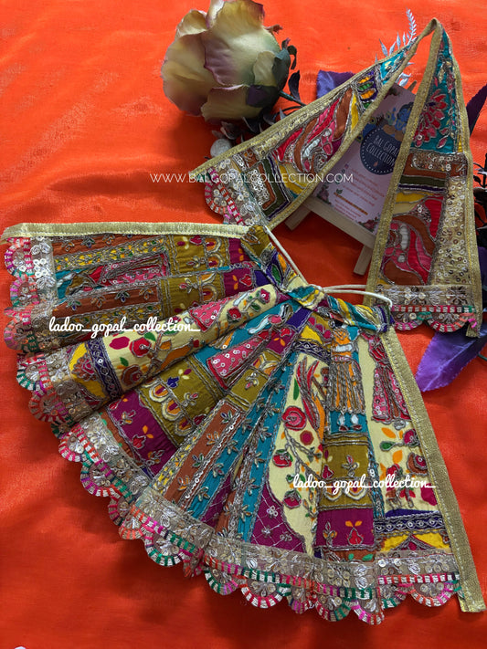 Heavy cone lehnga for mata rani