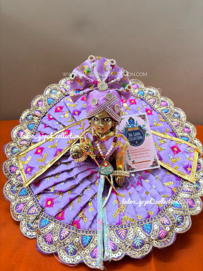 Summer poshak with pagdi for laddu gopal