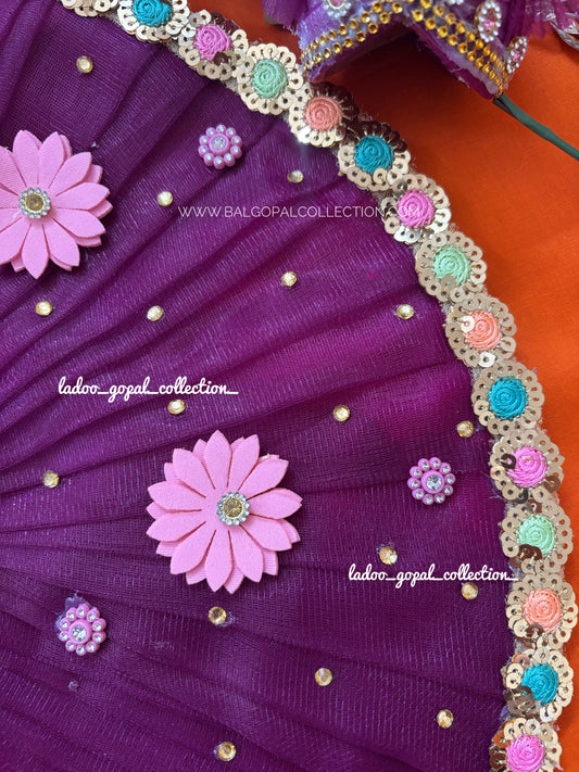 Heavy poshak for laddu gopal size 8