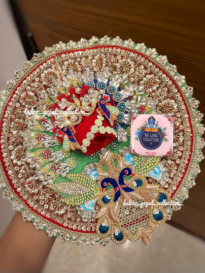 Mayur Poshak for laddu gopal ll Premium Collection