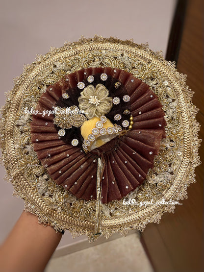 Brown Royal Poshak for laddu gopal ll Premium Collection