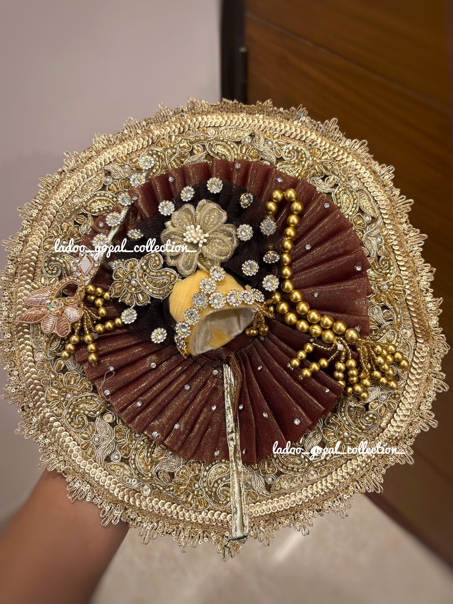 Brown Royal Poshak for laddu gopal ll Premium Collection