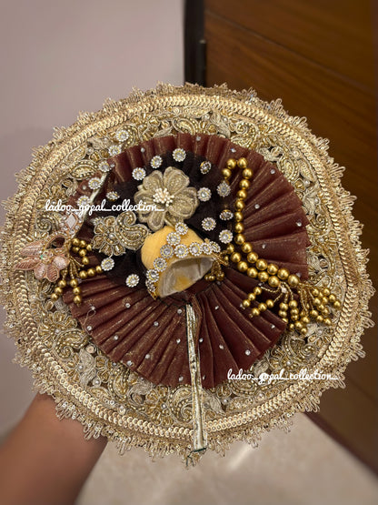 Brown Royal Poshak for laddu gopal ll Premium Collection