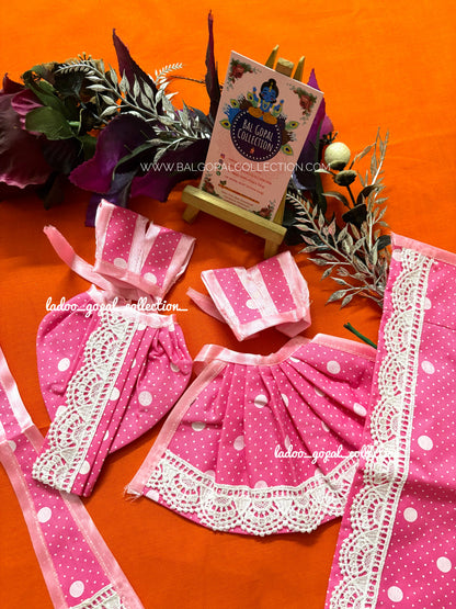 Cotton RK Poshak for Radha Krishna