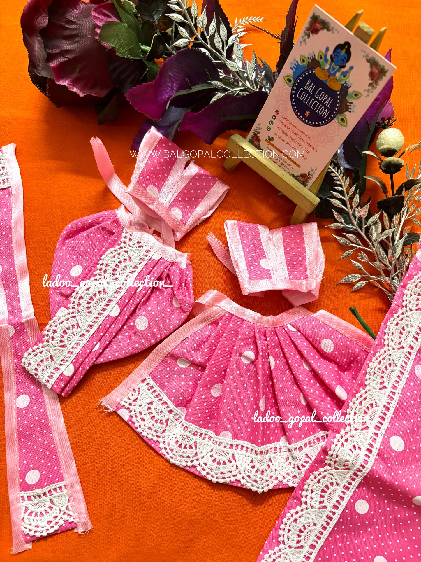 Cotton RK Poshak for Radha Krishna