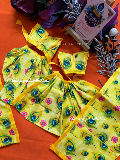 Cotton RK Poshak for Radha Krishna