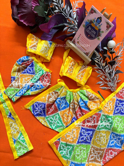 Cotton RK Poshak for Radha Krishna