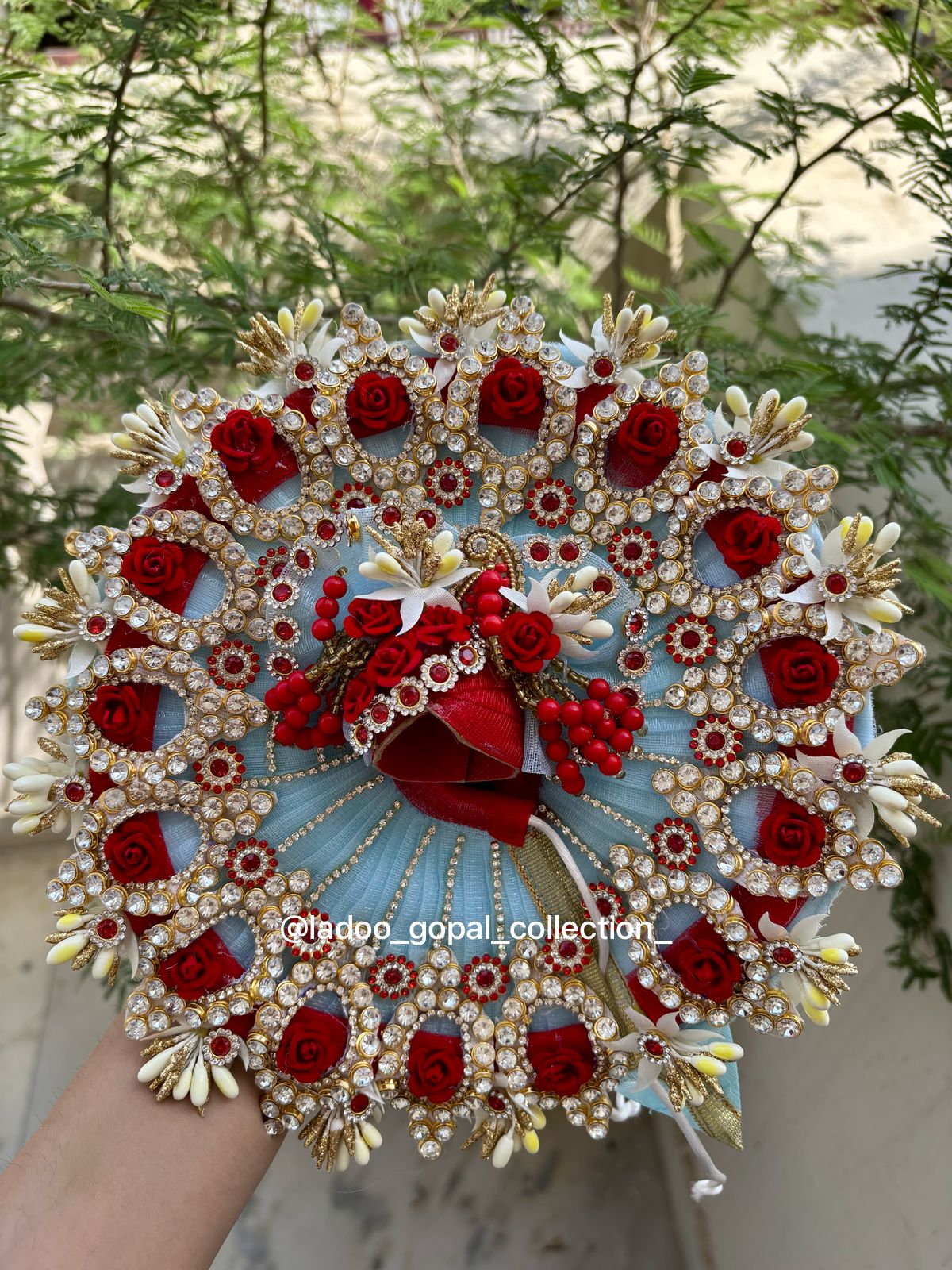 Heavy poshak with pagdi for laddu gopal