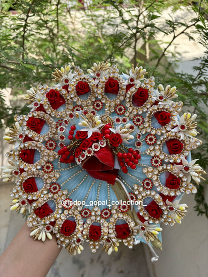 Heavy poshak with pagdi for laddu gopal
