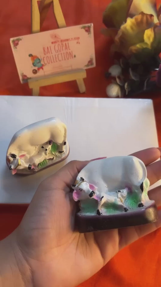 Laddu gopal ji white cow